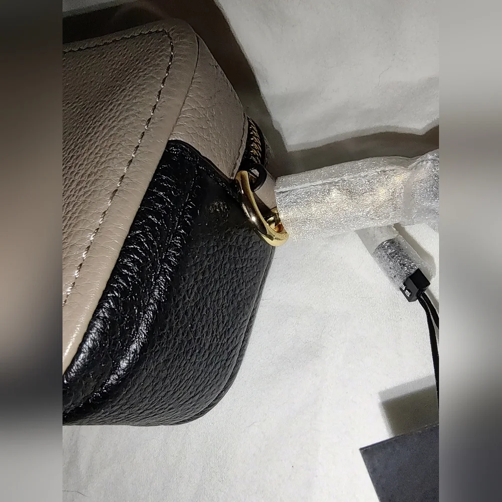 NWT Marc Jacobs THE SOFTSHOT 17 Camera Shoulder Bag Cement Multi - Picture 7 of 12